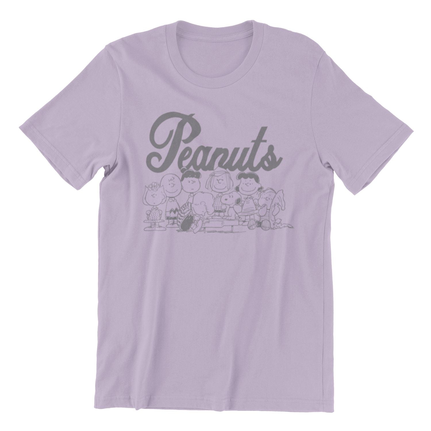 Peanuts Ladie's short sleeve crew neck T-Shirt, Sizes XS to XL