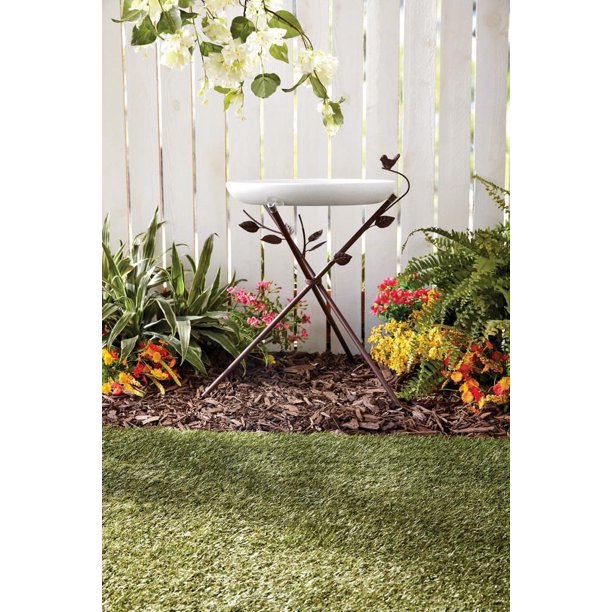 PLASTIC BIRD BATH, 19.7 W x 17.5 D x 26 H inch Walmart.ca