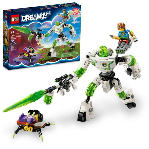 LEGO DREAMZzz Mateo and Z-Blob the Robot Building Set, Family Day Gift  Idea, 2 in 1 Build Transforms Z-Blob to a Robot, Small Gift for Kids Ages 7  and Up, Play Together