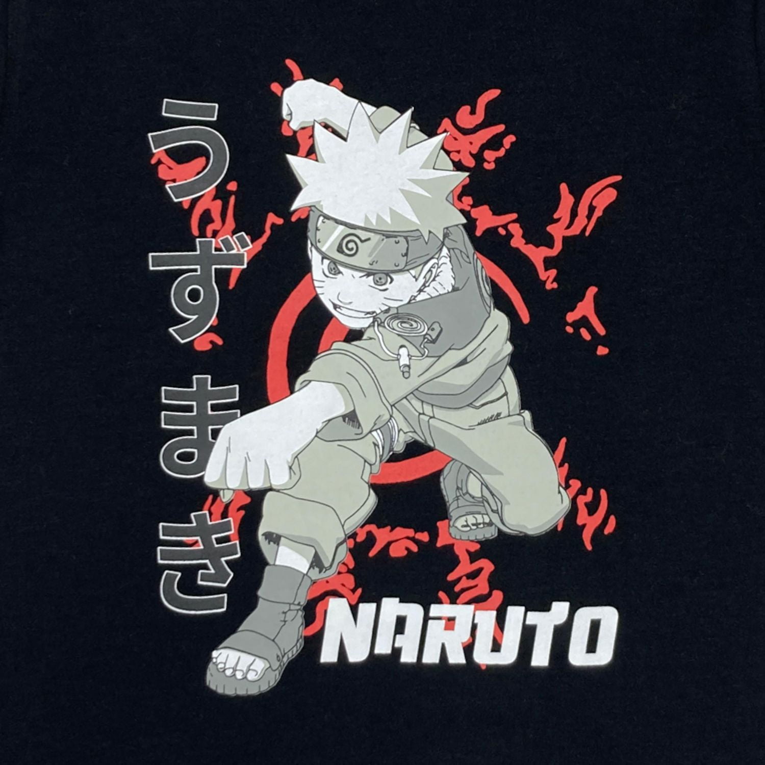 Naruto Boy's basic tee shirt. This boys crew neck tee shirt has short sleeves and a trendy print and, Sizes XS to XL