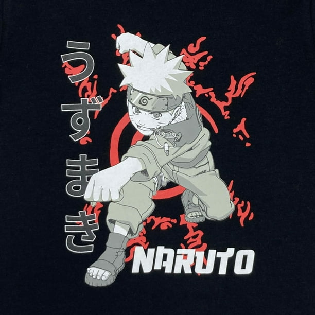 chaussettes a motifs mangas garcon (lot de 3) - naruto noir garcon