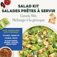 thumbnail image 2 of Kit de salade individuel Attitude Fraîche Mélange à la Grecque avec Garnitures SALADE PRÊTE-À-MANGER, 2 of 6