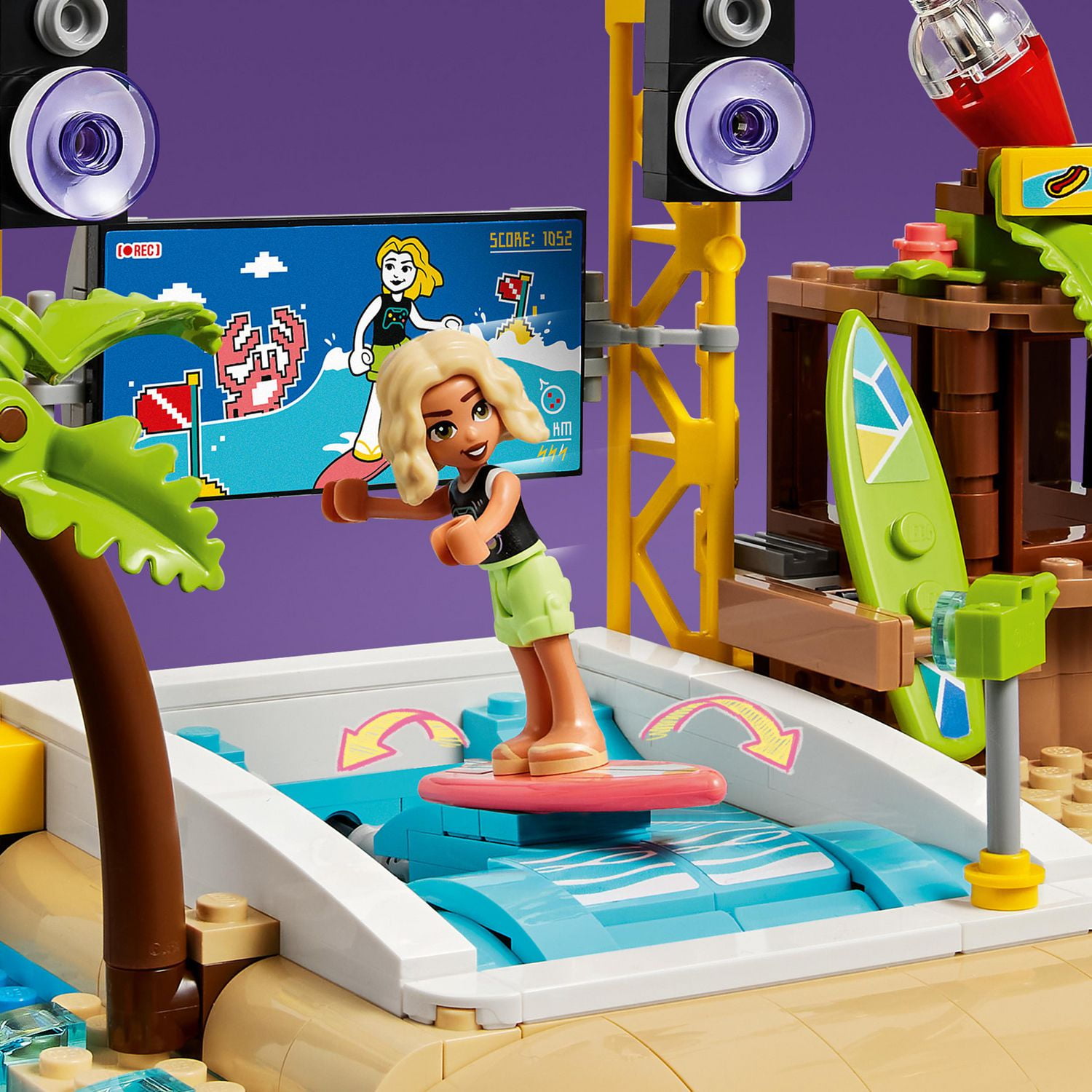 LEGO Friends Le parc d attractions sur la plage 41737 Ensemble de jeu de construction 1 348 pieces