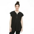 thumbnail image 1 of Paisley Sky Maternity Pintuck Blouse, 1 of 6
