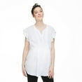 thumbnail image 1 of Paisley Sky Maternity Pintuck Blouse, 1 of 5