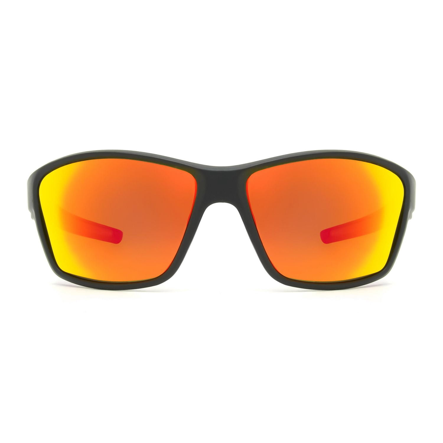 Athletic Works Black and Red Sport Wraparound Sunglasses