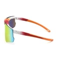 thumbnail image 3 of Lunettes de soleil à écran relevable Athletic Works blanches orange et rouges, 3 of 3