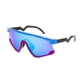 thumbnail image 1 of Athletic Works Pink and Blue Shield Sunglasses, 1 of 3