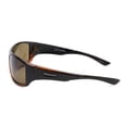 thumbnail image 3 of Athletic Works Black and Brown Polarized Wraparound Sunglasses, 3 of 3
