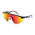 thumbnail image 1 of Athletic Works Black White and Red Shield Sunglasses, 1 of 3