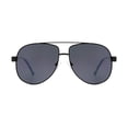 thumbnail image 2 of George Mens Black Polarized Aviator Sunglasses, 2 of 3