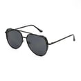 thumbnail image 1 of George Mens Black Polarized Aviator Sunglasses, 1 of 5