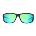thumbnail image 2 of Workload Black and Green Wraparound Protective Eyewear, 2 of 3