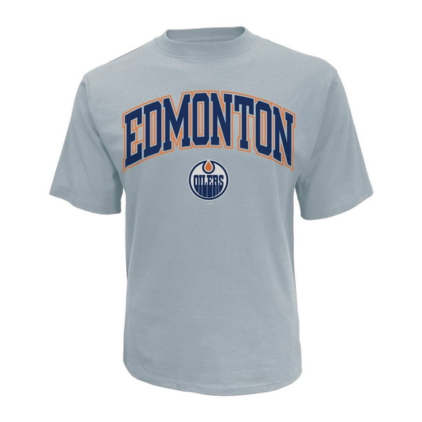 T-shirt classique Oilers d'Edmonton de la LNH à encolure ras du cou et à manches courtes pour hommes