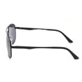 thumbnail image 3 of George Mens Matte Black Aviator Sunglasses, 3 of 3