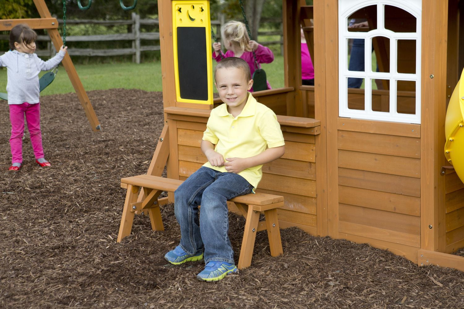 Cedar summit richmond lodge wooden play set discount