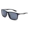 thumbnail image 1 of George Mens Black Polarized Square Sunglasses, 1 of 3