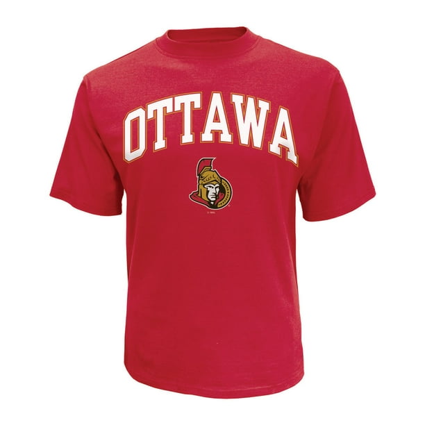 T-shirt classique Sénateurs d'Ottawa de la LNH à encolure ras du cou et à manches courtes pour hommes