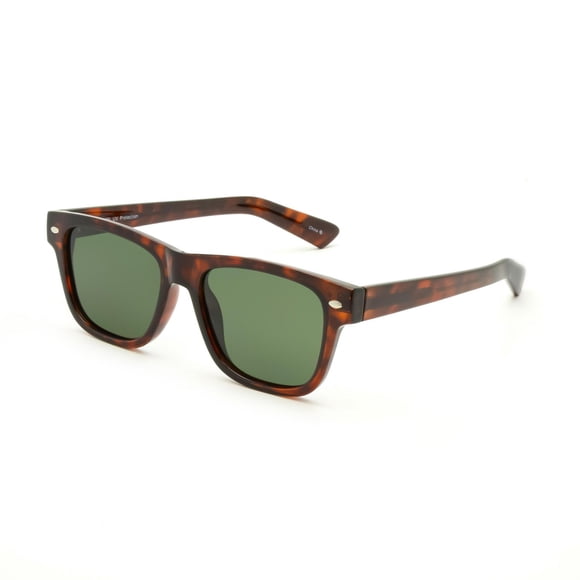 Lunettes de soleil polarisées George homme rouges et vertes carrées