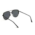 thumbnail image 4 of George Mens Black Polarized Aviator Sunglasses, 4 of 5