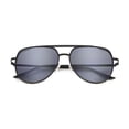 thumbnail image 5 of George Mens Black Polarized Aviator Sunglasses, 5 of 5