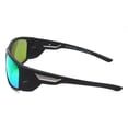 thumbnail image 3 of Workload Black and Green Wraparound Protective Eyewear, 3 of 3