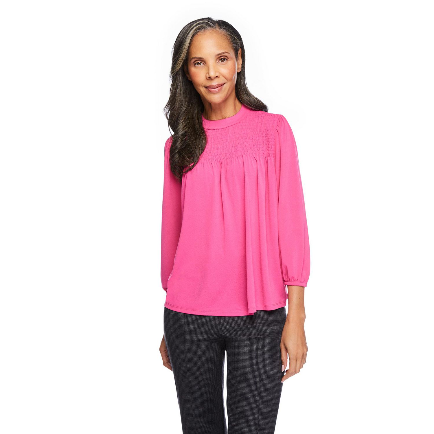 Penmans Women's Smocked Yoke Top - Walmart.ca