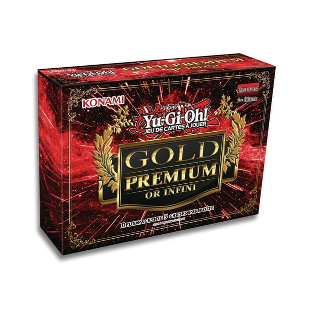 Jeu de cartes en boîte « 2016 Premium Gold : Infinite Gold » de Yu-Gi-Oh! - Version française