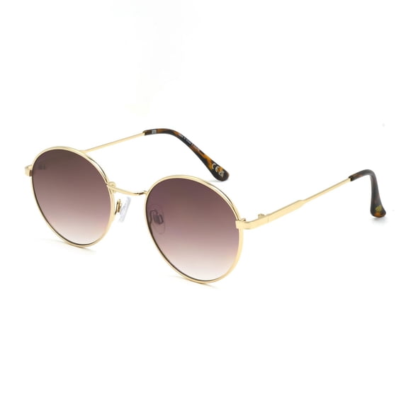 Madden NYC Gold and Tortoise Round Sunglasses