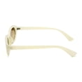 thumbnail image 3 of No Boundaries White Oval Sunglasses, 3 of 3