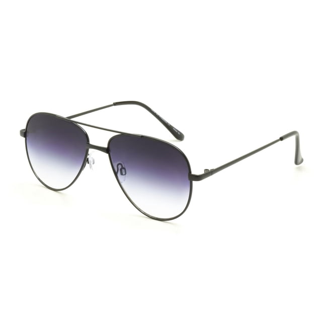 No Boundaries Black Aviator Sunglasses
