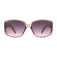 thumbnail image 2 of Time & Tru Blush and Pink Square Sunglasses, 2 of 3