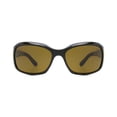 thumbnail image 2 of Time & Tru Black and Gold Wraparound Sunglasses, 2 of 3