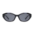 thumbnail image 2 of Time & Tru Black Polarized Rectangle Sunglasses, 2 of 3