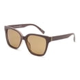 thumbnail image 1 of Time & Tru Brown Polarized Square Sunglasses, 1 of 3