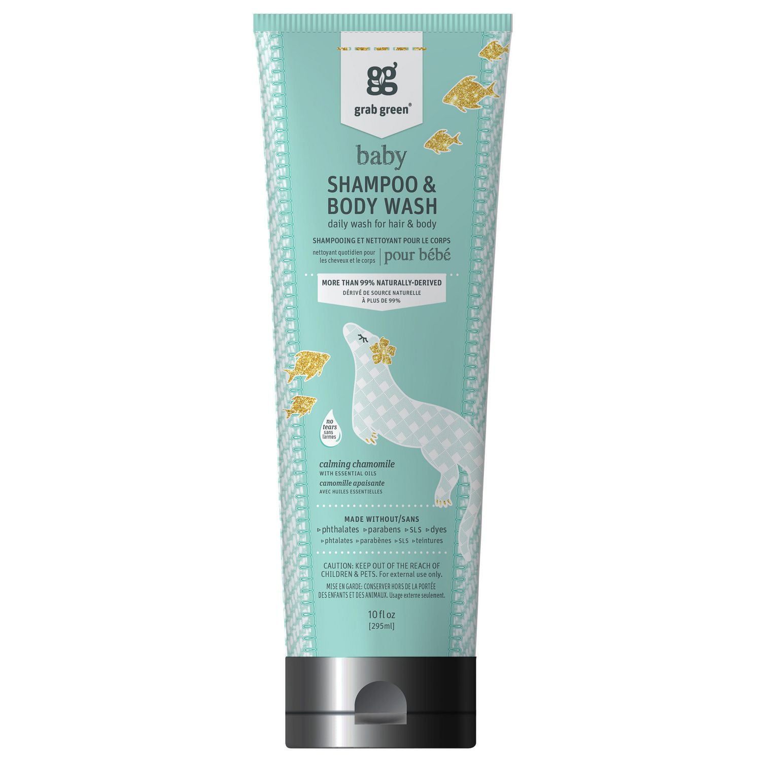 Grab Green Baby Shampoo & Body Wash, Calming Chamomile Walmart Canada