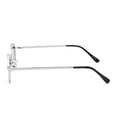thumbnail image 3 of Time & Tru Silver and Black Oval Sunglasses, 3 of 3