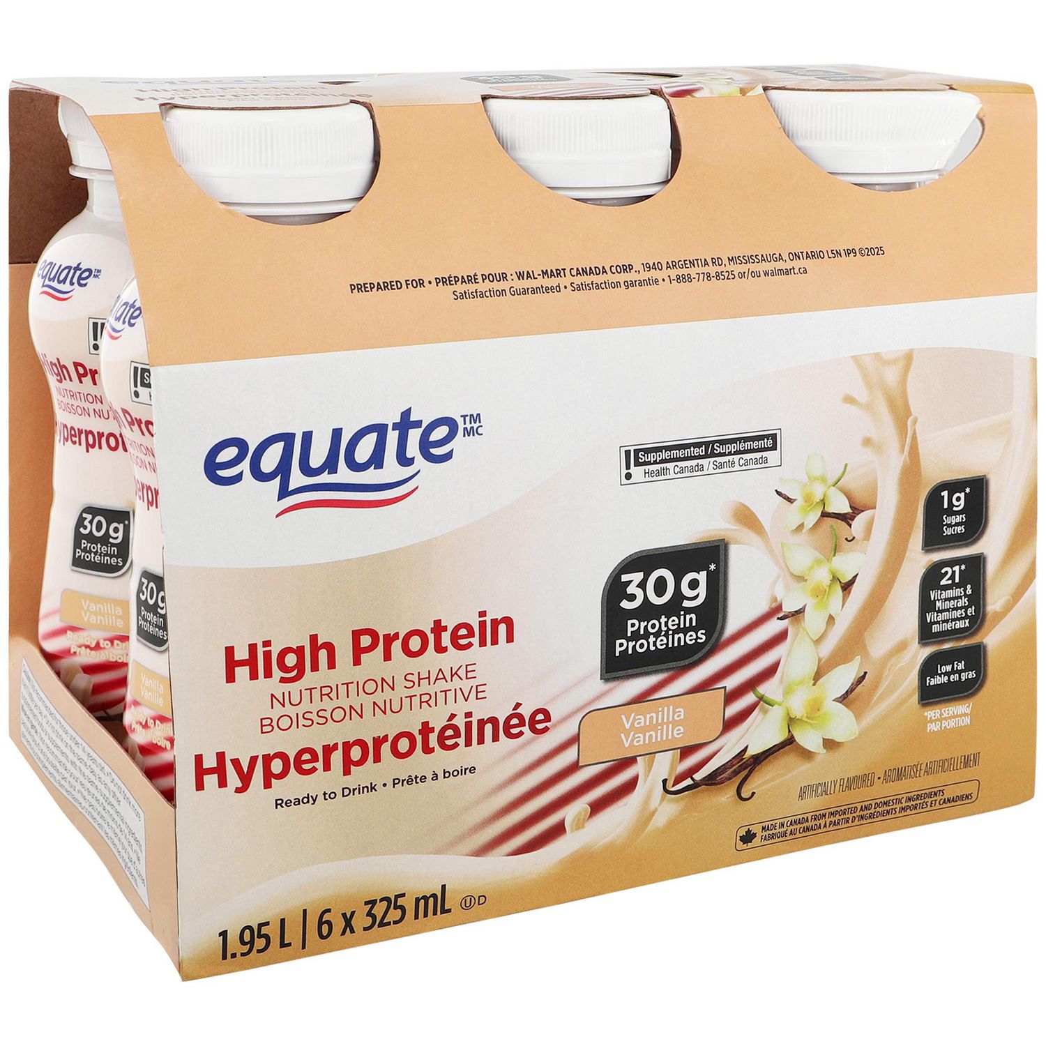 Equate High Protein Vanilla Nutrition Shake