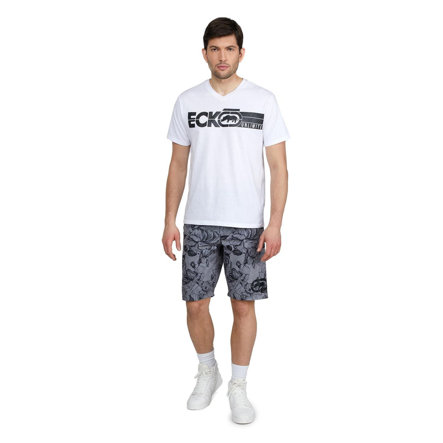 Ecko Men's Rhino Floral Print Swim Shorts