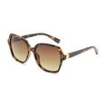 thumbnail image 1 of Time & Tru Tort and Gold Polarized Square Sunglasses, 1 of 3
