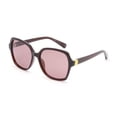 thumbnail image 1 of Time & Tru Burgundy and Raspberry Polarized Square Sunglasses, 1 of 3