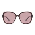 thumbnail image 2 of Time & Tru Burgundy and Raspberry Polarized Square Sunglasses, 2 of 3