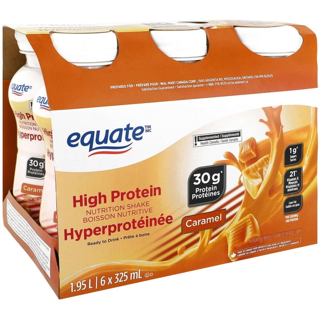 Boisson nutritive hyperprotéinée Caramel Equate
