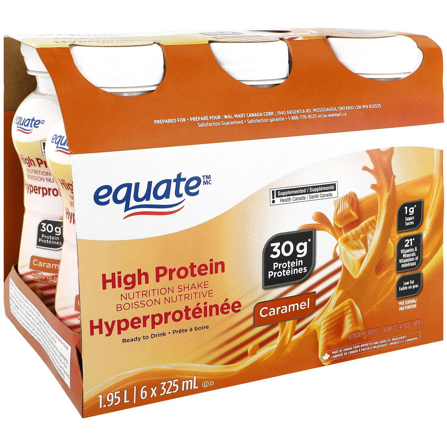 Equate High Protein Caramel Nutrition Shake