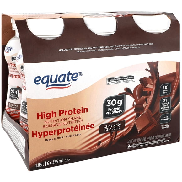 Equate High Protein Chocolate Nutrition Shake