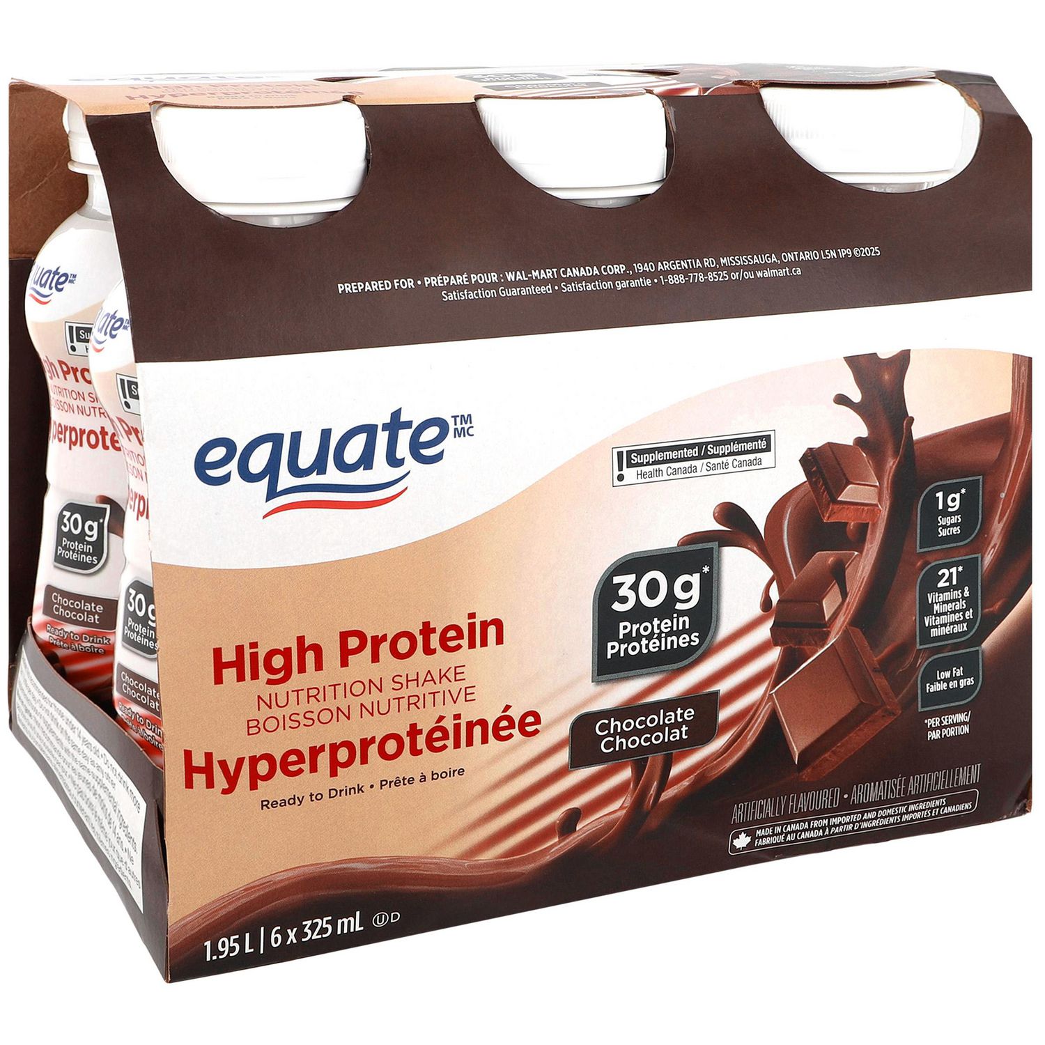 Equate High Protein Chocolate Nutrition Shake