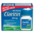 thumbnail image 1 of Claritin Allergy Medicine, 24-Hour Non-Drowsy Relief 10 mg, 1 of 9