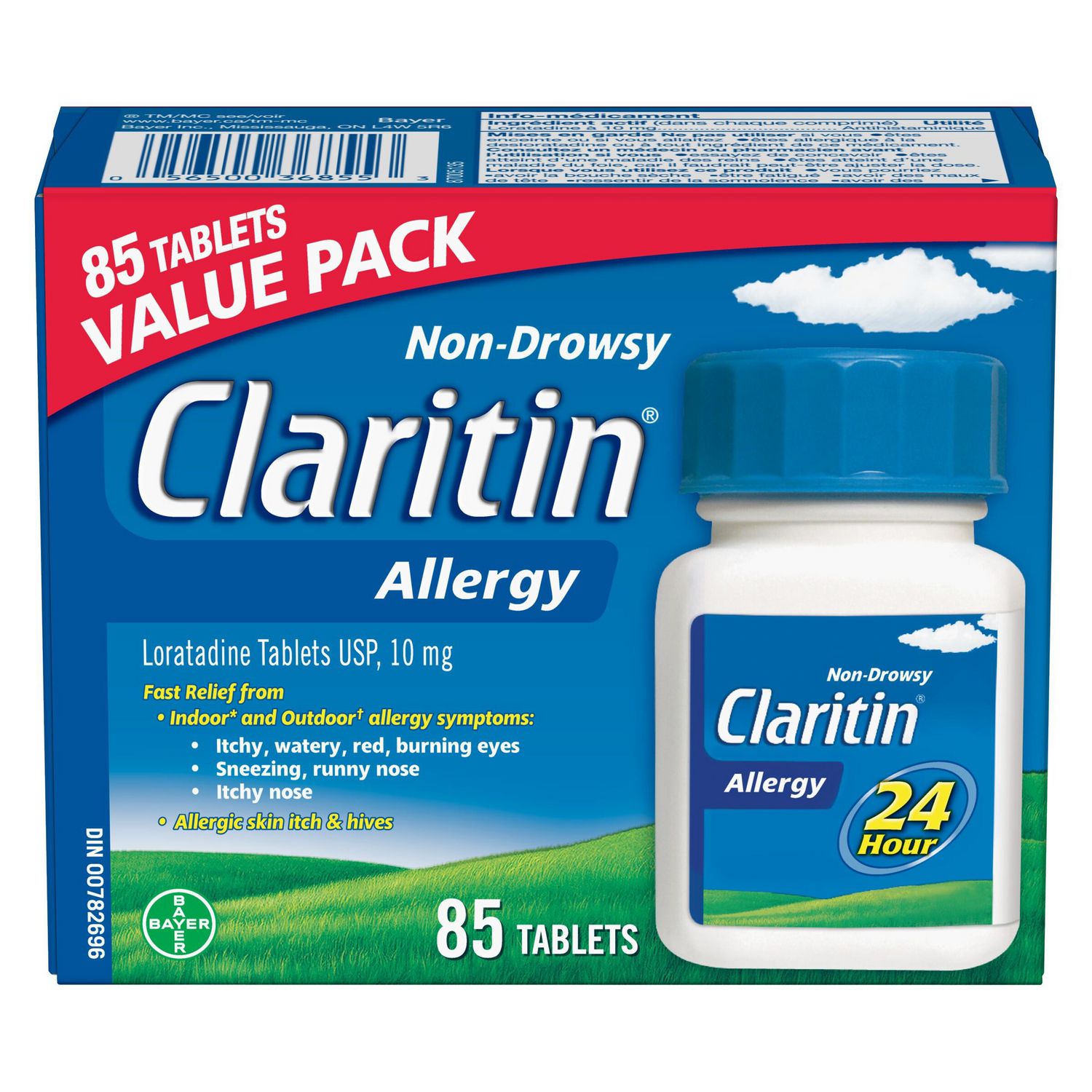 Claritin Allergy Medicine, 24-Hour Non-Drowsy Relief 10 mg