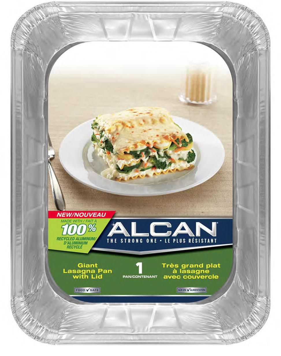 Plat à lasagnes en aluminium / 10