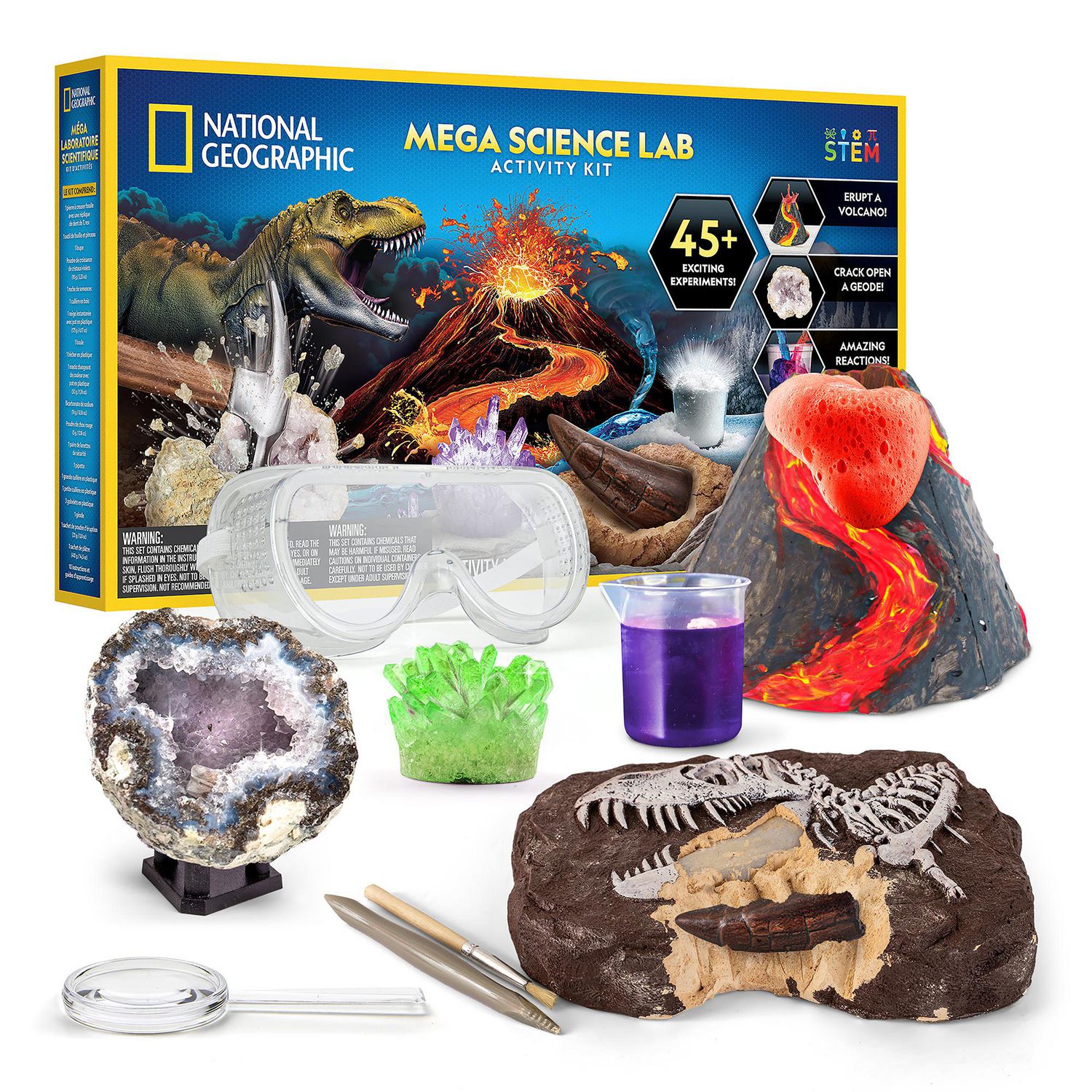 National Geographic Rtexpsci Mega Science Lab for Unisex Children (Age Group: 8 to 12 Years), Size: 21.75 x 3.00 x 12.00